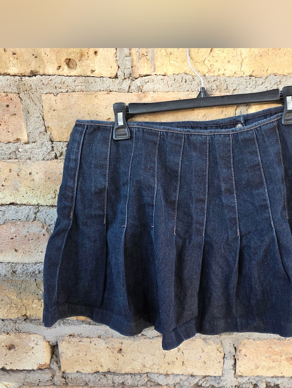 Polo Ralph Lauren Girls Denim Pleated Wrap Skirt - Size 12 (Fits Woman XXS/00) - Picture 2 of 10
